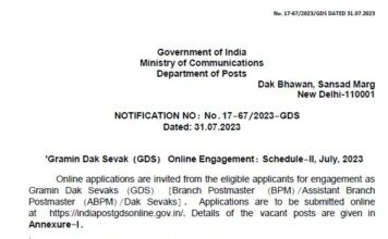 Post Office Recruitment : মাধ্যমিক পাশে পোস্ট অফিসে চাকরি !!! আবেদন জানান অনলাইনে !!! Post-Office-Recruitment