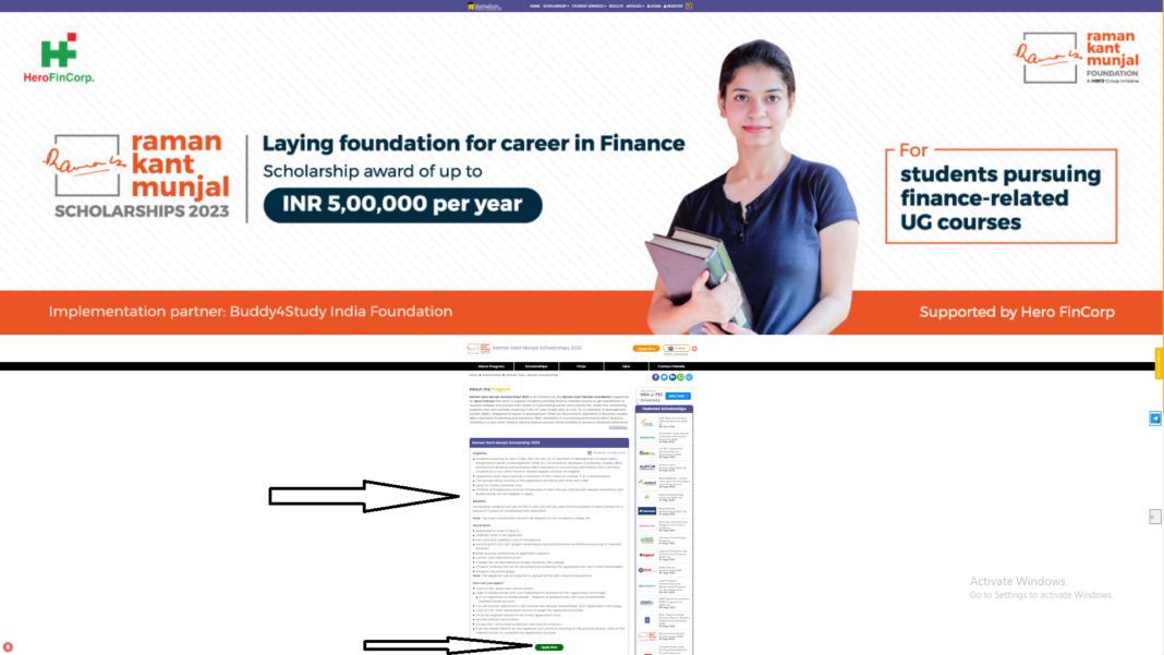 Raman Kant Munjal Scholarship 2023 Raman Kant Munjal Scholarship 2023