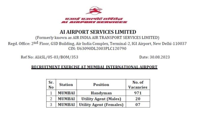 Air India Group-C Recruitment : মাধ্যমিক পাসে এয়ার ইন্ডিয়ায় বিপুল সংখ্যক শূন্যপদে কর্মী নিয়োগ!!! Air India Group-C Recruitment