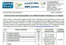 NHPC Recruitment 2023 : আইটিআই শিক্ষানবিশ প্রশিক্ষণার্থী | 51টি পোস্ট | ITI/ 10 তম যোগ্যতাই আবেদন করুন NHPC-Recruitment-2023