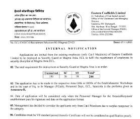 ECL Recruitment 2023 : ECL সিকিউরিটি গার্ড নিয়োগ!!! 244 পোস্ট!!! এখন আবেদন কর !!! ECL-Recruitment-2023