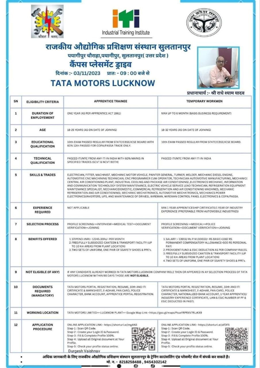 Tata Motors Recruitment 2023 Tata Motors Recruitment 2023